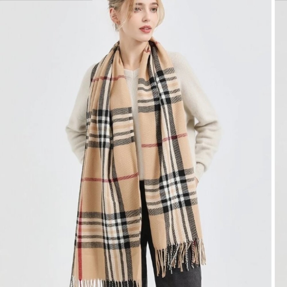 🖤 Nova Check Scarf Plaid Designer Style